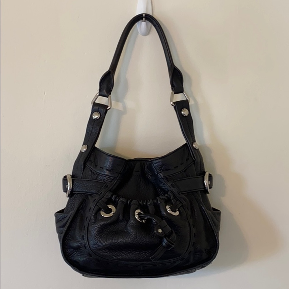 B. Makowsky EXC!!! PURE LEATHER shoulder/arm purse